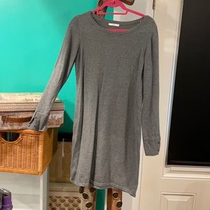 Grey sweater dress